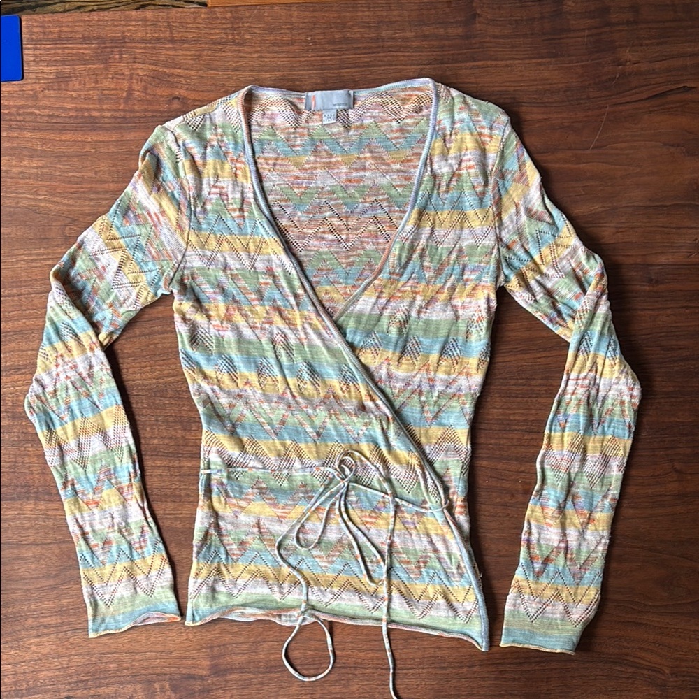 Missoni  Pastel Wrap Sweater